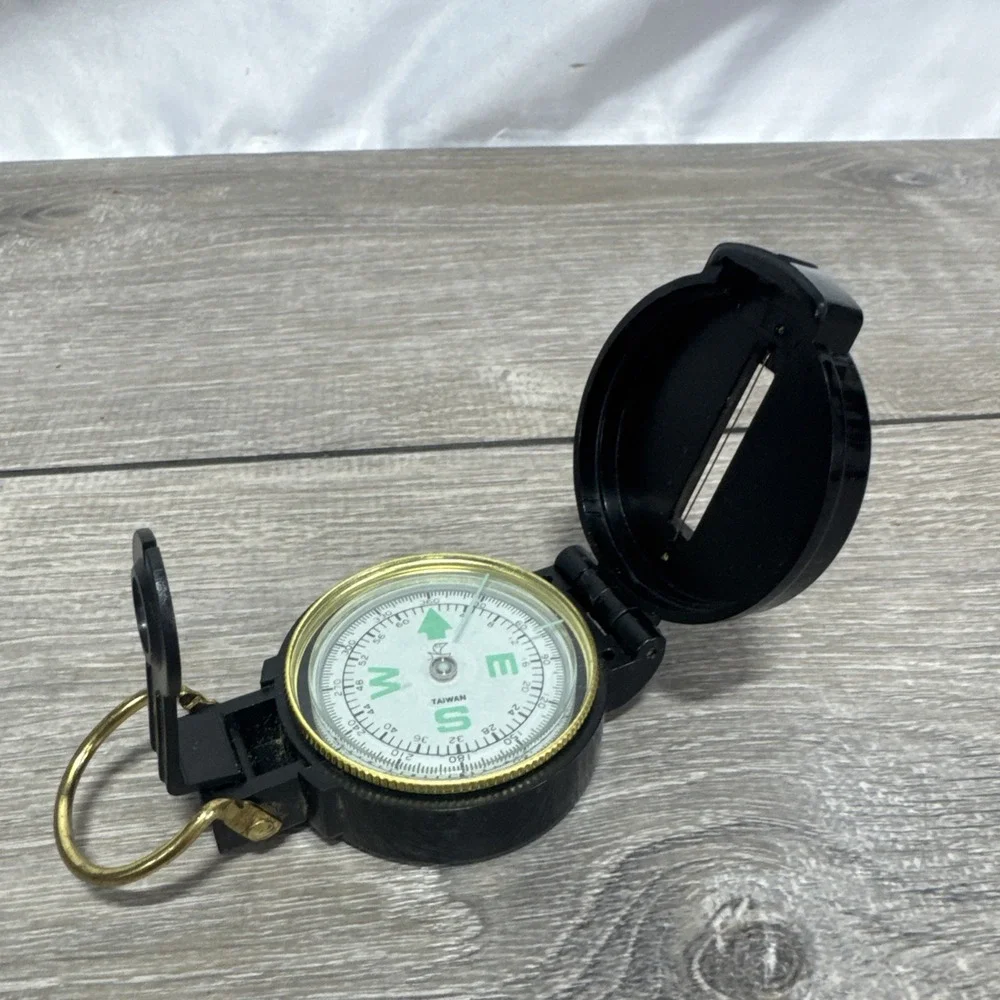 Vintage Engineer Lensatic Compass Directional Hiking Navigation